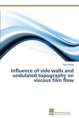 Influence of side walls and undulated topography on viscous film flow de Thilo Pollak