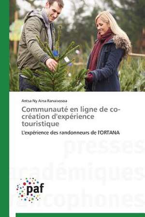 Communauté en ligne de co-création d'expérience touristique de Antsa Ny Aina Ranaivosoa