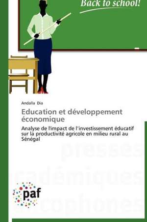 Education et développement économique de Andalla Dia