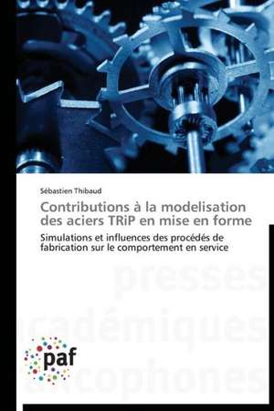 Contributions à la modelisation des aciers TRiP en mise en forme de Sébastien Thibaud