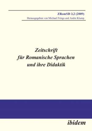 Zeitschrift für Romanische Sprachen und ihre Didaktik. Heft