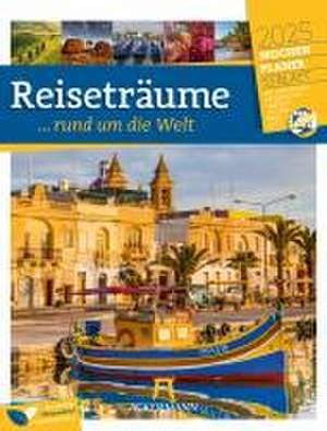 Reiseträume - Wochenplaner Kalender 2025 de Ackermann Kunstverlag