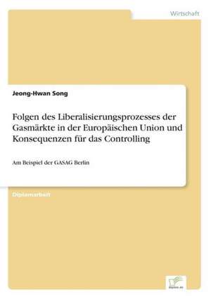 Folgen des Liberalisierungsprozesses der Gasmärkte in der Europäischen Union und Konsequenzen für das Controlling de Jeong-Hwan Song