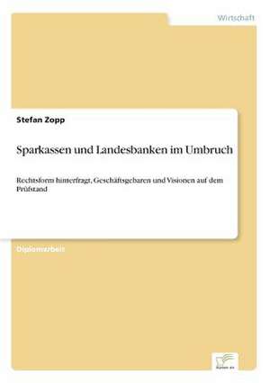 Sparkassen und Landesbanken im Umbruch de Stefan Zopp