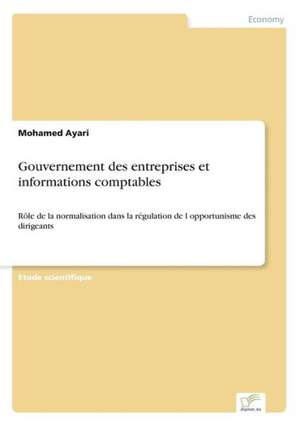 Gouvernement des entreprises et informations comptables de Mohamed Ayari