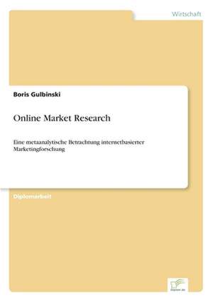 Online Market Research de Boris Gulbinski