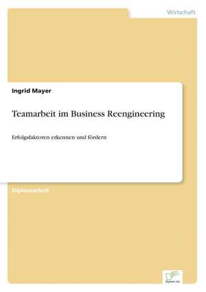 Teamarbeit im Business Reengineering de Ingrid Mayer