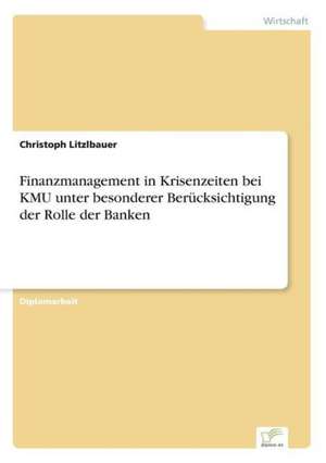 Finanzmanagement in Krisenzeiten bei KMU unter besonderer Berücksichtigung der Rolle der Banken de Christoph Litzlbauer