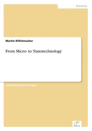 From Micro- to Nanotechnology de Martin Riffelmacher