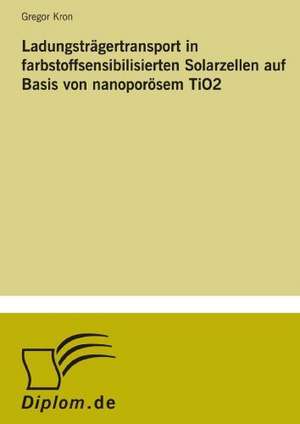 Ladungstragertransport in Farbstoffsensibilisierten Solarzellen Auf Basis Von Nanoporosem Tio2: Optionspreistheorie Zur Bewertung Von Investitionen Mit Einem Beispiel Aus Der Softwareentwicklung de Gregor Kron