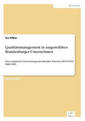 Qualitatsmanagement in Ausgewahlten Brandenburger Unternehmen: Goodwill and Other Intangible Assets de Ina Silber