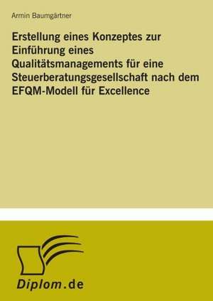 Erstellung Eines Konzeptes Zur Einfuhrung Eines Qualitatsmanagements Fur Eine Steuerberatungsgesellschaft Nach Dem Efqm-Modell Fur Excellence: Goodwill and Other Intangible Assets de Armin Baumgärtner