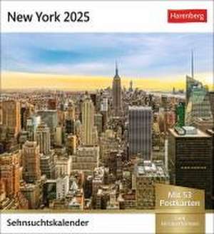 New York Sehnsuchtskalender 2025 - Wochenkalender mit 53 Postkarten de Rainer Großkopf