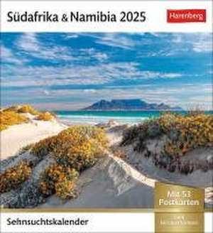 Südafrika & Namibia Sehnsuchtskalender 2025 - Wochenkalender mit 53 Postkarten de Siegfried Layda