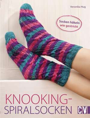 Knooking-Spiralsocken de Veronika Hug