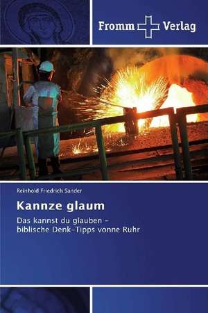 Kannze glaum de Reinhold Friedrich Sander