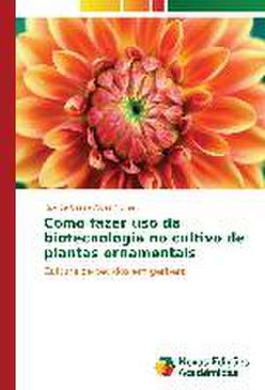 Como Fazer USO Da Biotecnologia No Cultivo de Plantas Ornamentais: Uma Alternativa de Producao Sustentavel Do Milho de Rita de Cássia Alves Nunes