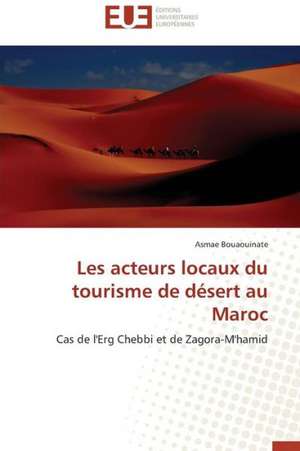 Les Acteurs Locaux Du Tourisme de Desert Au Maroc: Une Approche D'Analyse de Asmae Bouaouinate