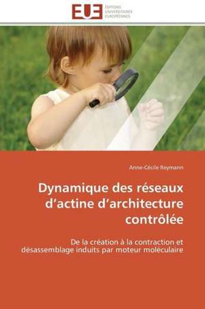 Dynamique Des Reseaux D Actine D Architecture Controlee: Levier D'Un Management Moderne de Anne-Cécile Reymann