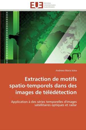 Extraction de Motifs Spatio-Temporels Dans Des Images de Teledetection: France Et Russie de Andreea Maria Julea