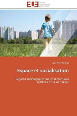 Espace Et Socialisation: Outils de Gestion Des Reseaux D'Alimentation En Eau Potable de Jean-Yves Authier