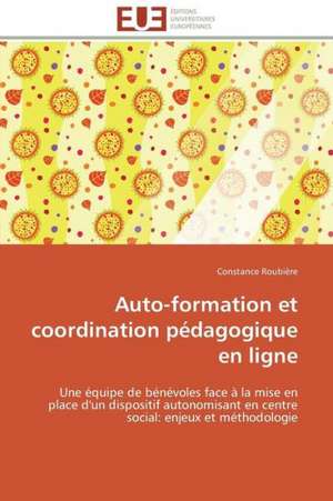 Auto-Formation Et Coordination Pedagogique En Ligne: Application Au Maghreb de Constance Roubière