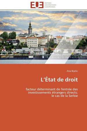 L Etat de Droit: Analyse Des Actions Du Cilss Au Burkina Faso de Ana Bijelic