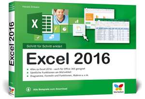 Excel 2016 - Schritt für Schritt erklärt de Harald Zinkann