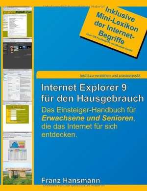 Internet Explorer 9 für den Hausgebrauch de Franz Hansmann