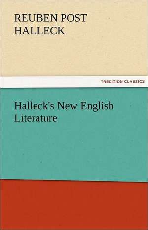 Halleck's New English Literature de Reuben Post Halleck