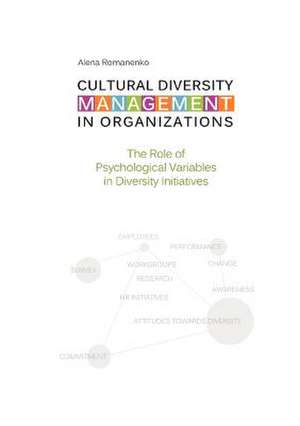 Cultural Diversity Management in Organizations: The Role of Psychological Variables in Diversity Initiatives de Alena Romanenko