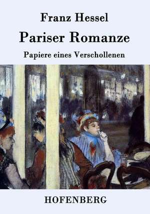 Pariser Romanze de Franz Hessel