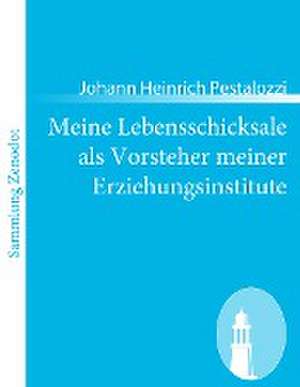 Meine Lebensschicksale als Vorsteher meiner Erziehungsinstitute de Johann Heinrich Pestalozzi