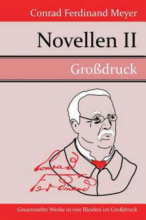 Novellen II (Großdruck) de Conrad Ferdinand Meyer