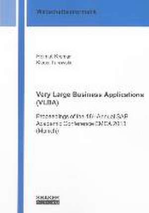 Very Large Business Applications (VLBA) de Helmut Krcmar