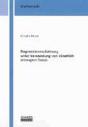 Regressionsschätzung unter Verwendung von künstlich erzeugten Daten de Dmytro Furer