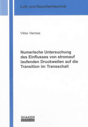 Numerische Untersuchung des Einflusses von stromauf laufenden Druckwellen auf die Transition im Transschall de Viktor Hermes