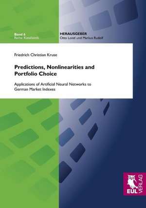 Predictions, Nonlinearities and Portfolio Choice de Friedrich Christian Kruse