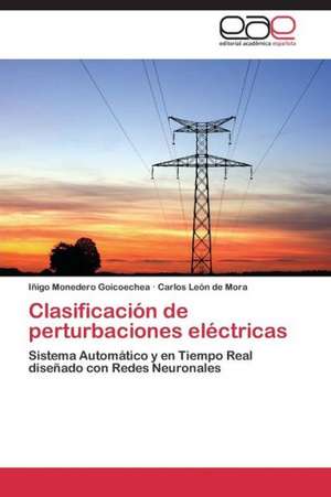 Clasificación de perturbaciones eléctricas de Iñigo Monedero Goicoechea