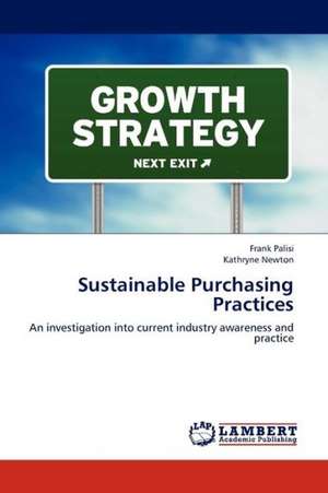 Sustainable Purchasing Practices de Palisi Frank