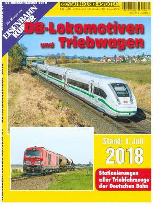 DB-Lokomotiven und Triebwagen - Stand 1. Juli 2018