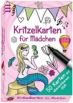 Kritzelkarten für Mädchen de Petra Schmidt