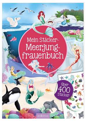 Mein Sticker-Meerjungfrauenbuch de Laura Sommer