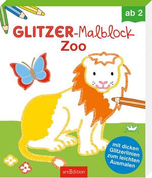 Glitzer-Malblock Zoo de Corina Beurenmeister