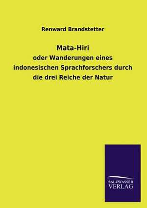 Mata-Hiri de Renward Brandstetter