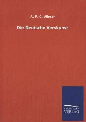 Die Deutsche Verskunst de A. F. C. Vilmar