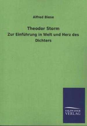 Theodor Storm de Alfred Biese