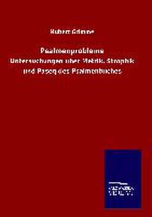 Psalmenprobleme de Hubert Grimme