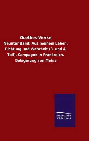 Goethes Werke de Goethe