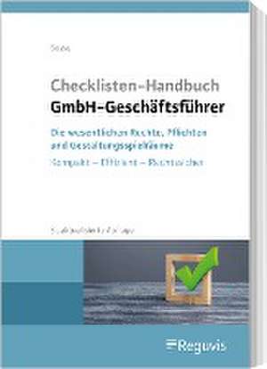 Checklisten Handbuch GmbH-Geschäftsführer de Christian Bosse